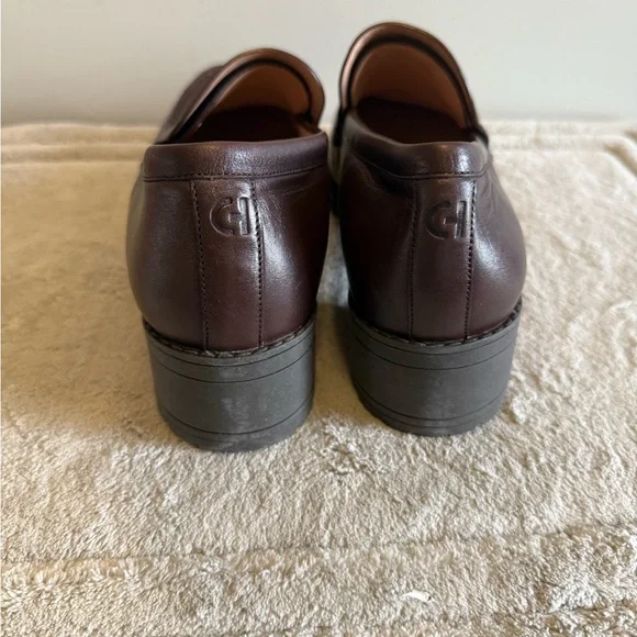 COLE HAAN‎ Camea Lug Penny Loafer Women's Madeira Leather 10 - Picture 4 of 6